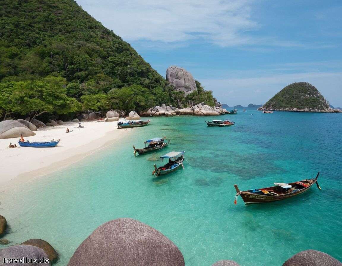 Boot nach Koh Nang Yuan, Schnorchelparadies - Thailand Inselhopping welche Route ist ideal für Einsteiger